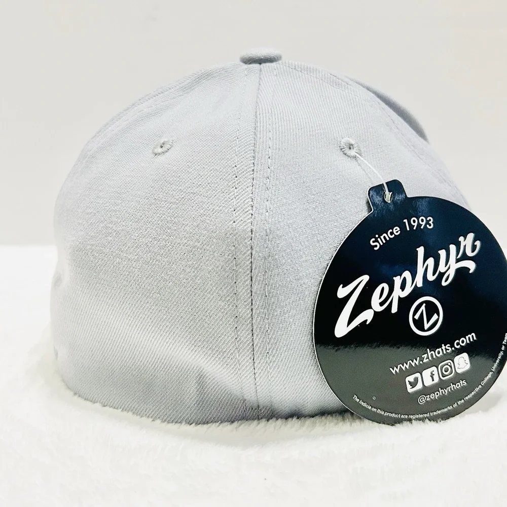 Zephyr Michigan Wolverines Go Blue Hat Cap Stretch Flex Medium Gray NCAA College